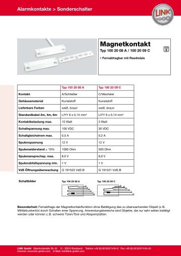 Magnetkontakt - LINK GmbH
