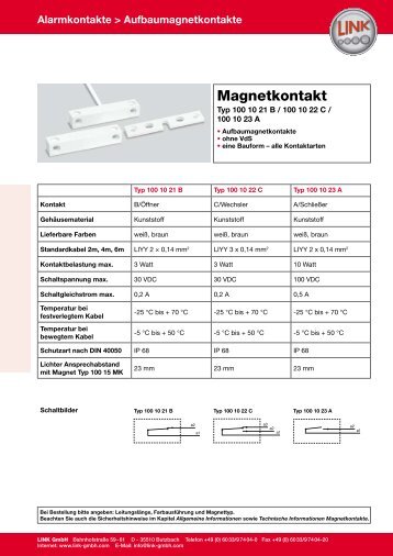 Magnetkontakt - LINK GmbH