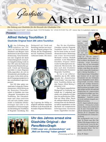 Glashütte Aktuellneu30.7 - Glashütte Original