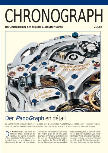 Der PanoGraphen détail - Glashütte Original