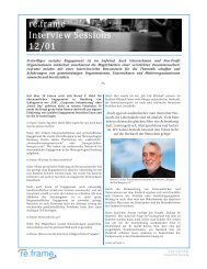 Bernd P. Holst im Interview mit re.frame - Ehrenamtmanagement