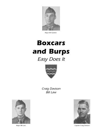Boxcars and Burps: Easy Does It - The George C. Marshall Foundation