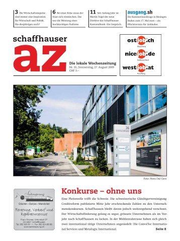 2009 / Ausgabe_35.pdf - Schaffhauser AZ