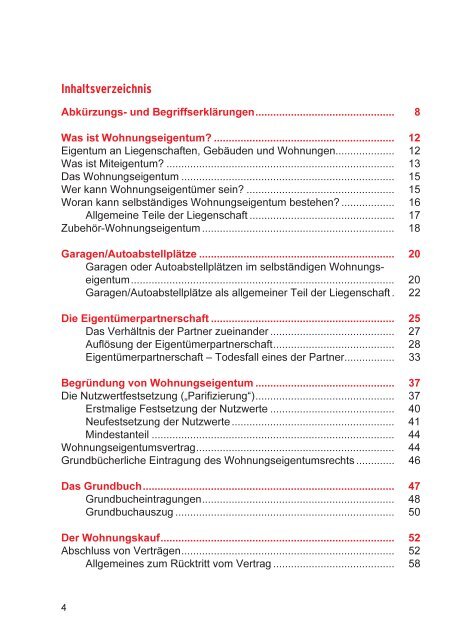 wohnrecht für wohnungseigentümer - Arbeiterkammer Wien