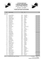 Standard Startliste - lenzerheide-timing.ch