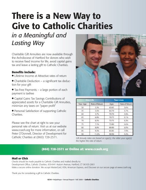 H&H_AnnualReport_vol2No2_Fall08:Layout 1 - Catholic Charities