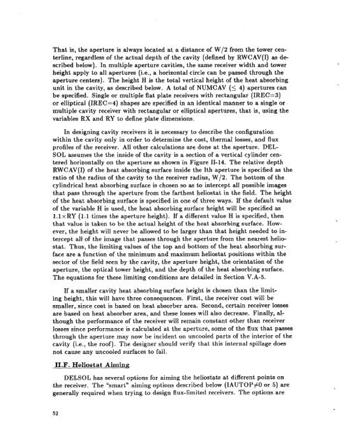 A User's Manual for DELSOL3 - prod.sandia.gov - Sandia National ...