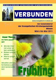 VERBUNDEN - evangelisch-in-wissen