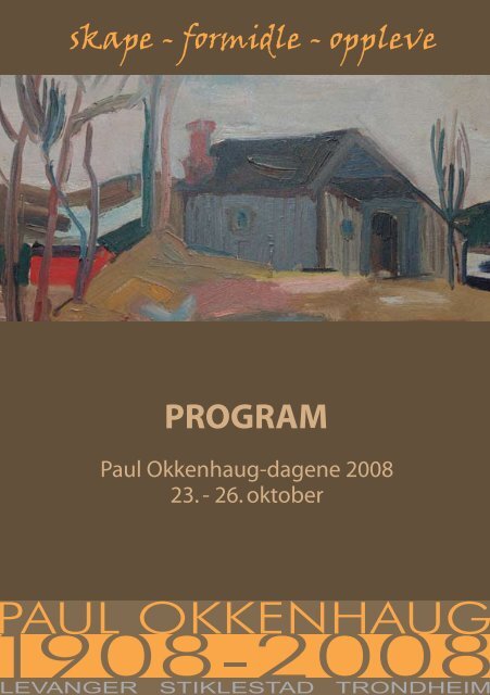 PROGRAM - Paul Okkenhaug