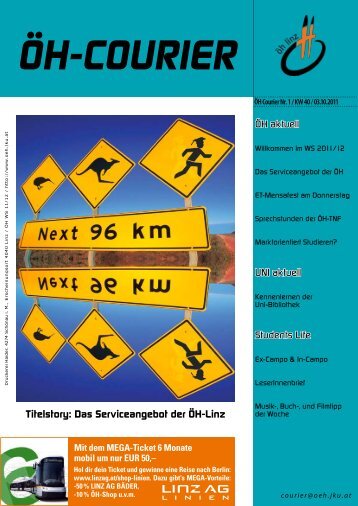 Courier #01 - WS11/12 - ÖH Linz - JKU