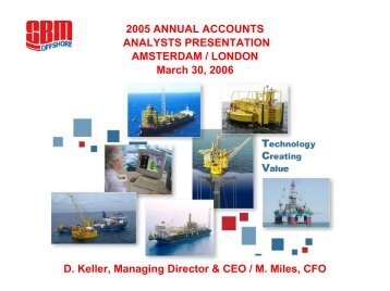 Final Results 2005 - SBM Offshore