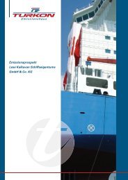 Emissionsprospekt Lese Kalkavan Schiffseigentums GmbH ... - Scope