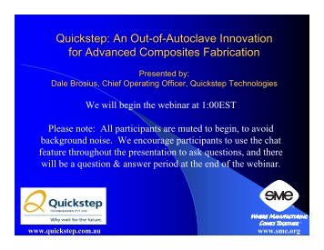 Quickstep - Society of Manufacturing Engineers