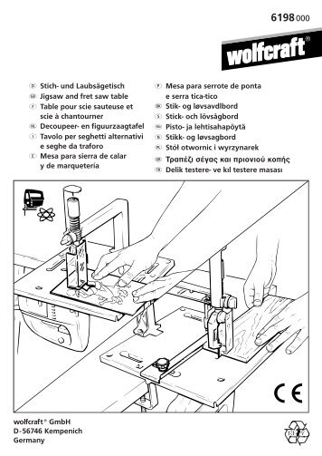 wolfcraft® GmbH D - 56746 Kempenich Germany D Stich- und ...