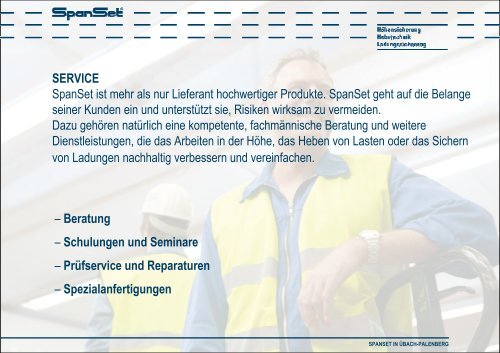 Download Firmenpräsentation SpanSet