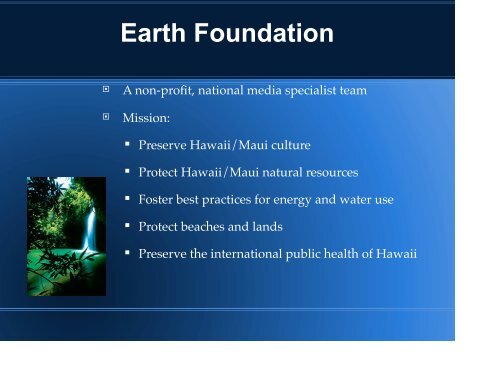 Corey Ryder Earth Foundation