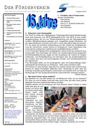 Der Förderverein 2 2010 (Download als pdf) - SBSZ - Jena Göschwitz