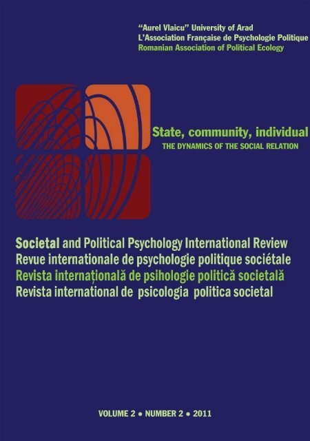 State, community, individual - Societal and Political Psychology ...