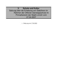 Erhebung von Gebühren im Rahmen OGS_1.Änderung - Stadt Linnich
