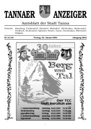 Januar 2004 - Stadtverwaltung Tanna