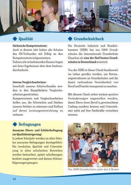 Elternmagazin Schuljahr 2012/2013 - Saxony International School