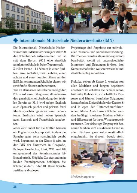 Elternmagazin Schuljahr 2012/2013 - Saxony International School