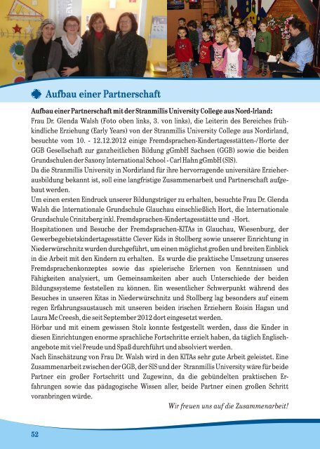 Elternmagazin Schuljahr 2012/2013 - Saxony International School