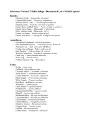 Shiawassee National Wildlife Refuge – Documented List of Wildlife ...