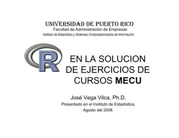 EN LA SOLUCION DE EJERCICIOS DE CURSOS MECU CURSOS ...