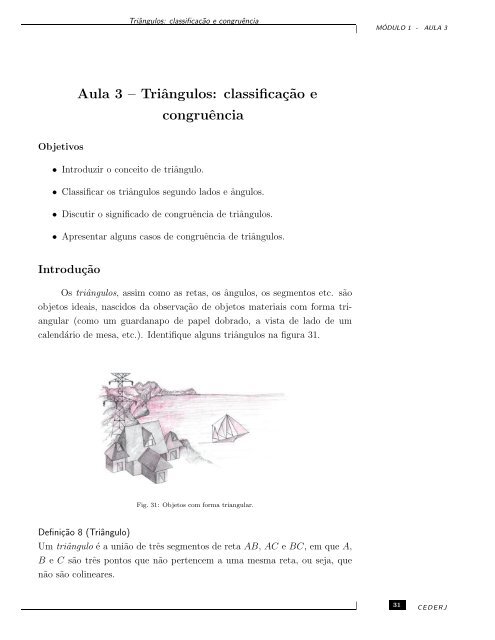 Congruência de Triângulos, PDF, Triângulo