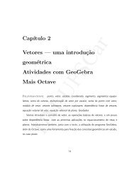 Cap´ıtulo 2 Vetores — uma introduç˜ao geométrica ... - UFSCar