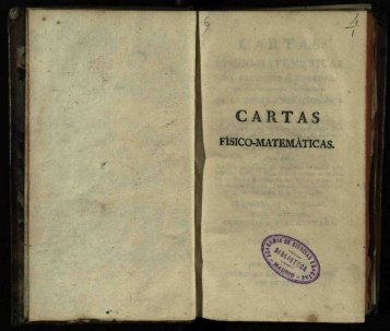 CARTAS - Real Academia de Ciencias Exactas, Físicas y Naturales