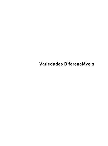 Variedades Diferenciáveis - IMPA