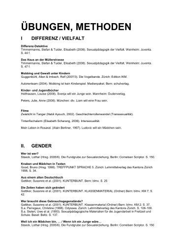 PDF: Literaturverzeichnis - Sexuelle Orientierung und Schule
