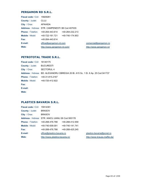 Wholesale trade, except of motor vehicles and motorcycles Comert ...