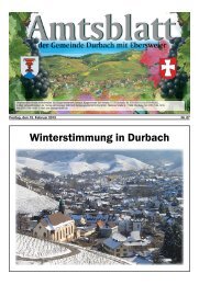 Winterstimmung in Durbach