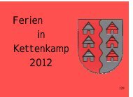 Ferienspaß 2012 – Teil 8 – Kettenkamp - Jugendpflege der ...