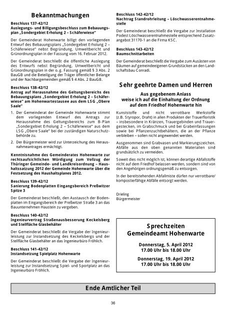 GNK 04/12 aktuell (Page 1) - Gemeinde Kaulsdorf(Saale)