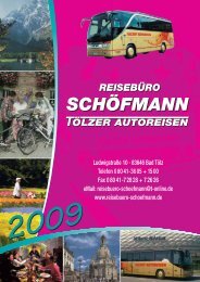 E - Reisebüro Schöfmann / Tölzer Autoreisen