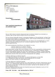 Kreuzlingen – Kurzrickenbach Zwei stattliche ... - Haag Immobilien