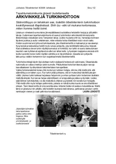 101_Turkkiohje.pdf - Tiibetinterrierit ry