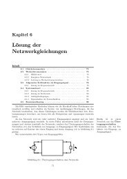 Lösung der Netzwerkgleichungen