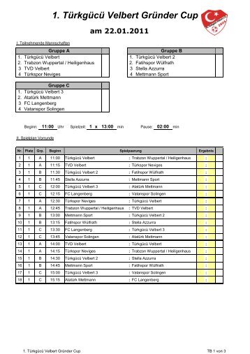 Hallenfussball Cup_Druckvorlage - FC Türkgücü Velbert