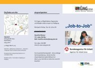 „Job-to-Job“ Ansprechpartner - ÜAG Jena