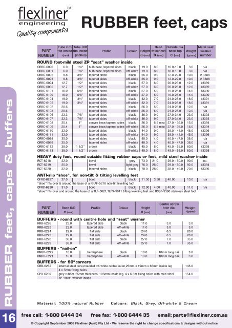 Flexliner - Tube Inserts