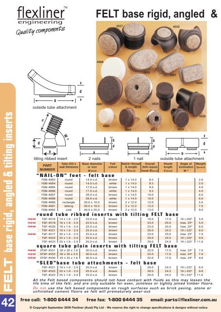 Flexliner - Tube Inserts