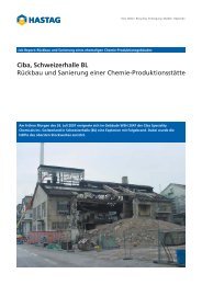 Ciba, Schweizerhalle BL - HASTAG