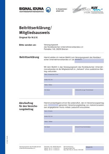 Beitrittserklärung - Vd-west.de