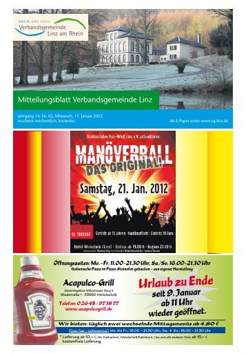 Ausgabe Nr. 2 vom 11.01.2012 - Verbandsgemeindeverwaltung ...