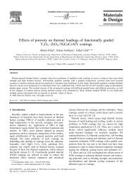 Effects of porosity on thermal loadings of functionally - Sakarya ...